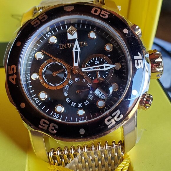 Invicta Pro Diver Gold Chronograph, 14723B - Picture 13 of 14